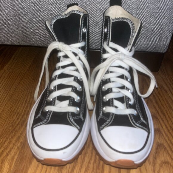 Black and White Platform Converse - Picture 1 of 6